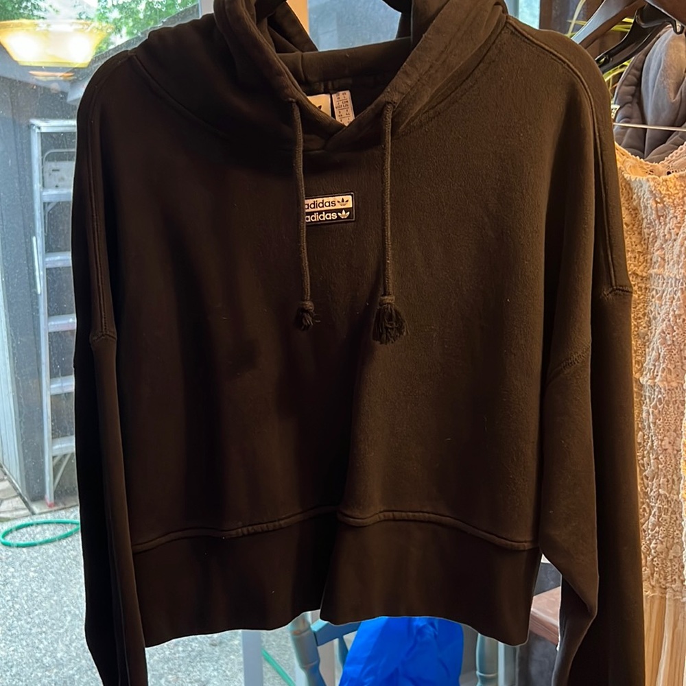 Adidas crop hoodie